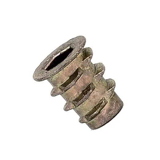 E-Z LOK - 900832-10 E-Z Lok Threaded Insert, Zinc, Hex-Flanged, #8-32 Internal Threads, 10mm Length (Pack of 100)