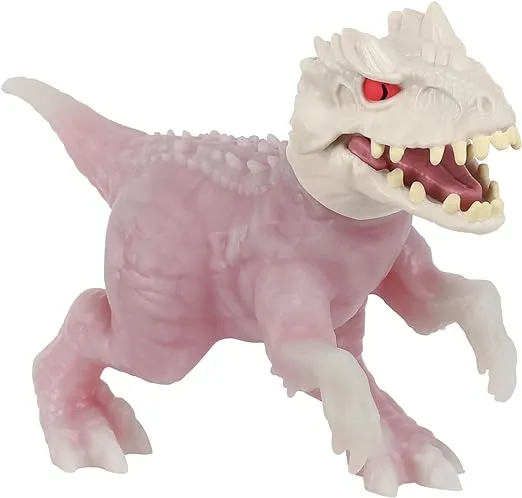 Heroes of Goo Jit Zu Jurassic World Hero Pack, Indominus Rex, More Than 4" Long - Stretchy, Squishy Dinosaur Figure with Chomp Attack Action and Unique Goo Filling