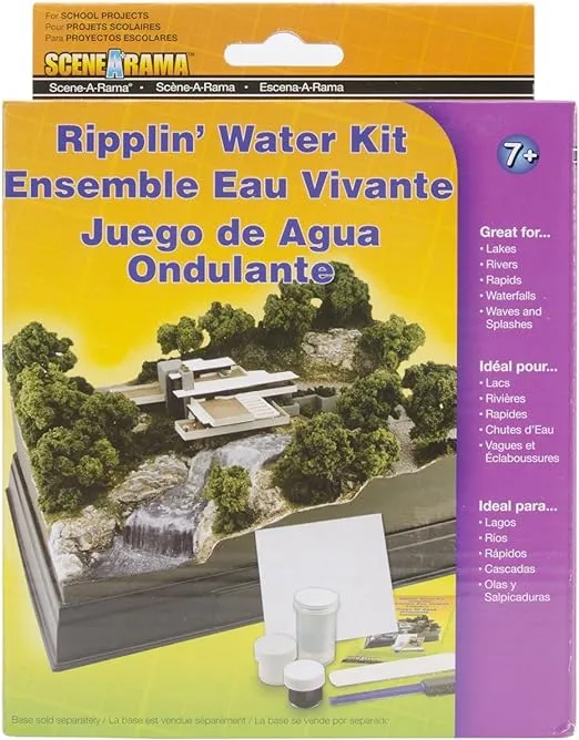 Woodland Scenics SP4122 Scene-A-Rama Ripplin' Water Kit, Multicolor
