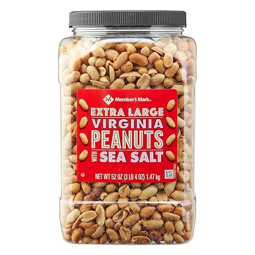 Member's Mark Extra Large Virginia Peanuts with Sea Salt, 34.5 Ounce