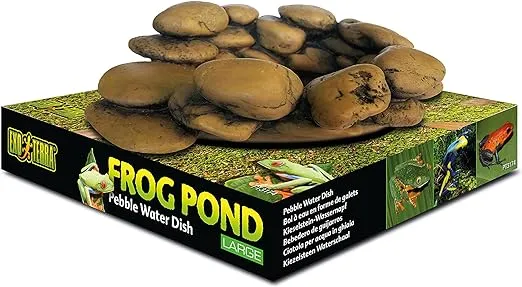 Exo Terra Frog Pond, Amphibian Terrarium Water Source, Large