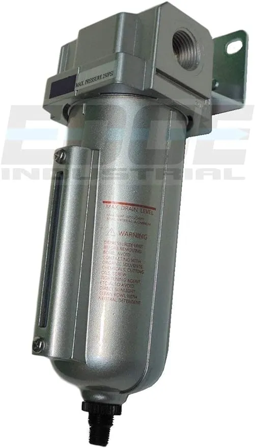 1/2" Heavy Duty Particulate Filter Moisture Trap Water seperator w/Auto Automatic Drain