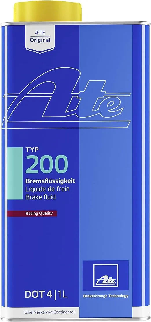 ATE Original TYP 200 Racing Quality DOT 4 Brake Fluid, 1 Liter Can
