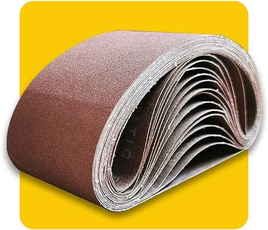 4x36 4 x 36 inch Sanding Belt Pack 4-Inch x 36-Inch,12 Pcs(4 Each of 80 120 150 Grits) Aluminum Oxide for Sander