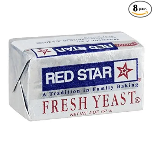 Red Star Fresh Yeast Cake, 2 Ounce (Pack of 08)