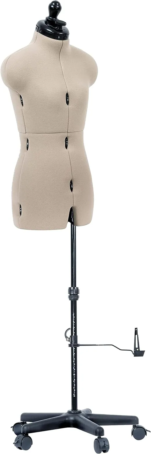 Dritz My Double Designer Adjustable Dress Form, Petite,Ivory