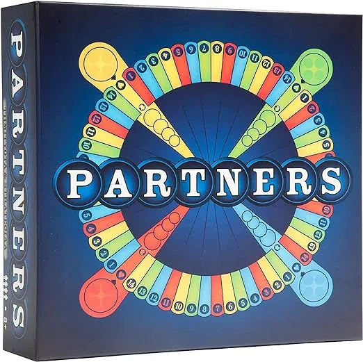 PARTNERS Board Game | 1st USA Edition | A 4 Player Strategy Board Game Played in Teams of 2 | Perfect for Game Night with Family, Friends, Adults, Teens, All Ages
