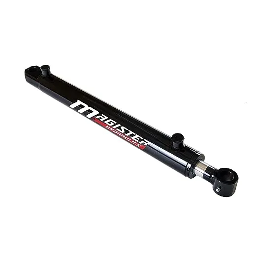 Magister Hydraulics Double Acting Hydraulic Cylinder - Tang Universal Hydraulic Cylinder 2" Bore, 10 inch Stroke Tang Style (2x10)