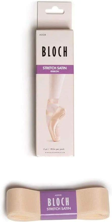 Bloch womens Minimalist,ballet Ballet Pointe Shoe Stretch Satin Ribbon, Pink, One Size US