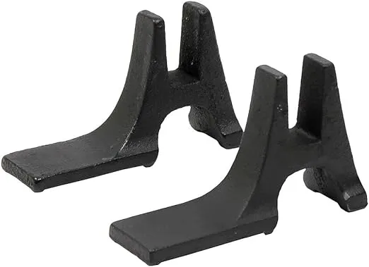 X670130 Fireback Supports , Black