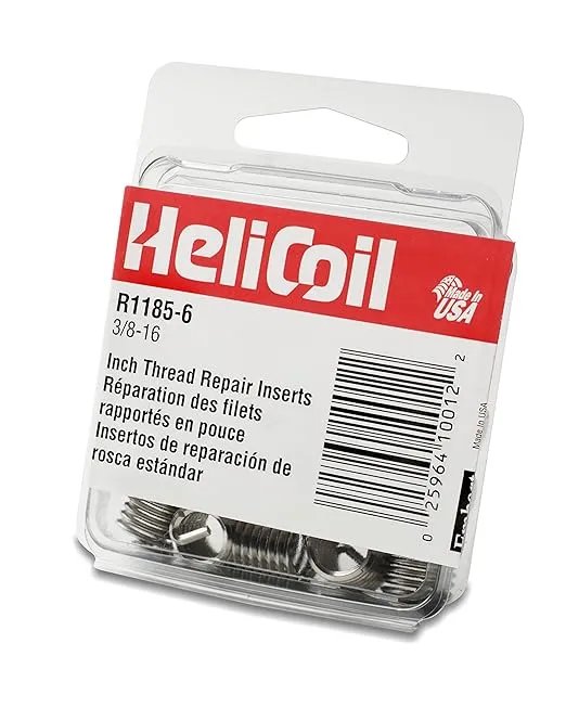 Helical Insert, 304SS, 3/8-16, PK12