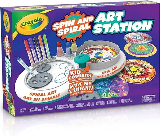 Crayola Spin & Spiral Art Station