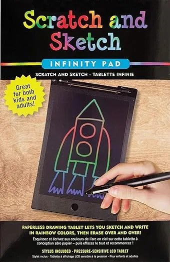 Scratch & Sketch Infinity Pad (LCD writing tablet with large, 10 inch screen) (Scratch and Sketch)