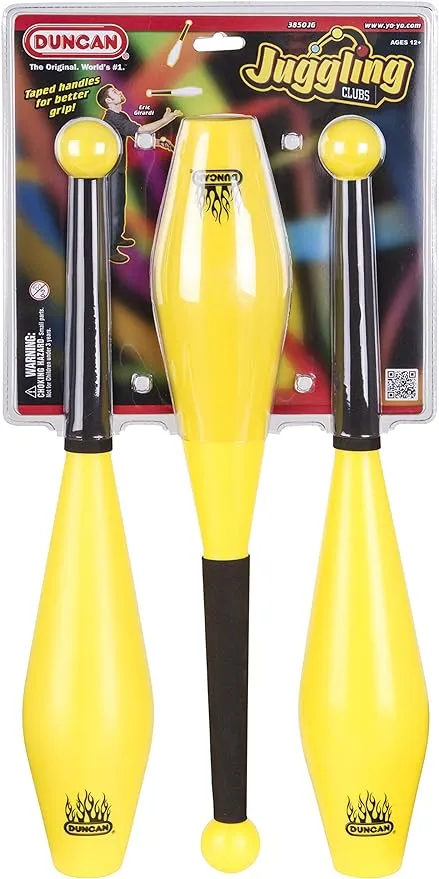 Duncan Toys Juggling Clubs, [3-Pack] Colors May Vary