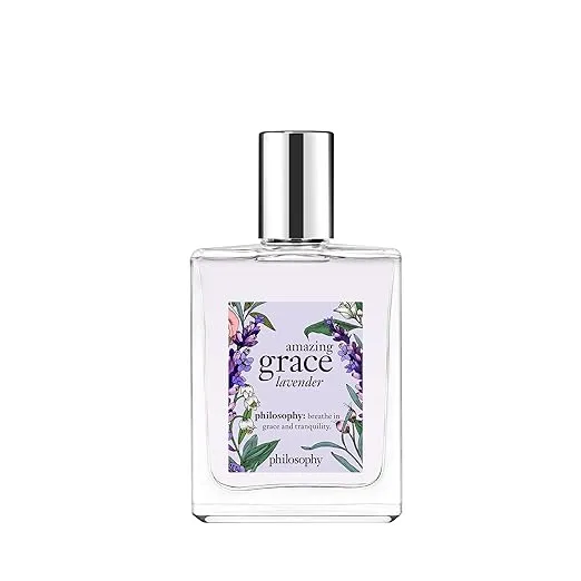 philosophy amazing grace lavender eau de toilette - delicate & enchanting women's perfume - with notes of lavender, berries & musk - luxury perfume for women - long lasting fragrance
