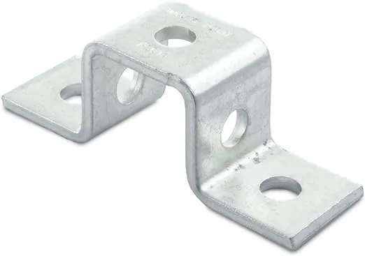 Genuine Unistrut Brand P1047-EG 5 Hole "U" Shaped Connector Bracket for All 1-5/8" Strut Channel