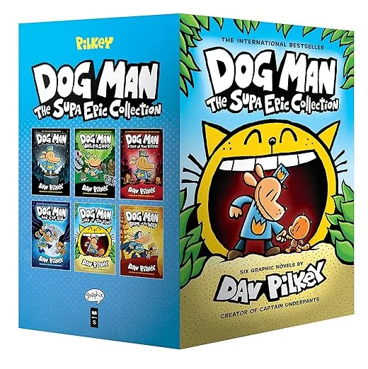 Dog Man: The Supa Epic Collection: From the Creator of Captain Underpants (Dog Man #1-6 Box Set)