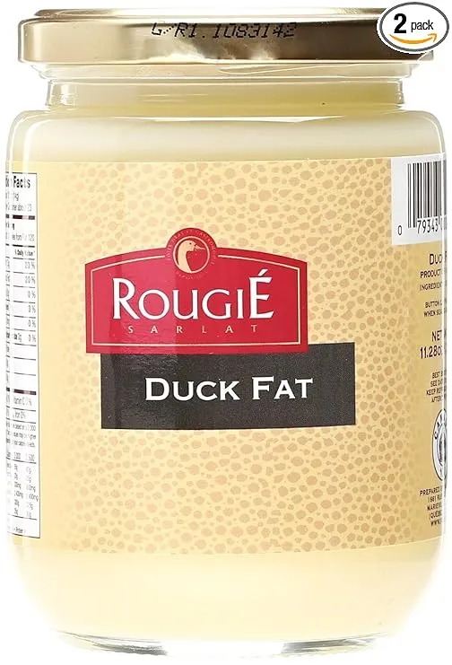 Rougie Rendered Duck Fat 320g 11.28 Ounce (2 PACK)