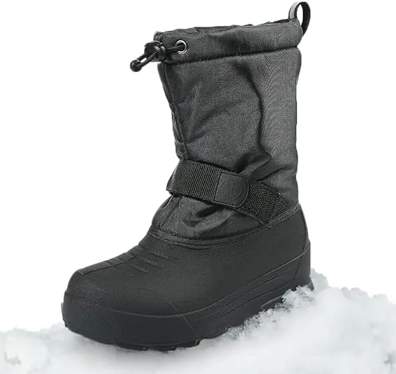 Northside Frosty Insulated Winter Snow Boots for Girls and Boys with Rugged, Water Resistant Nylon Upper, Quick-Drying Lining, Removable EVA Insole, and Durable TPR Outsole