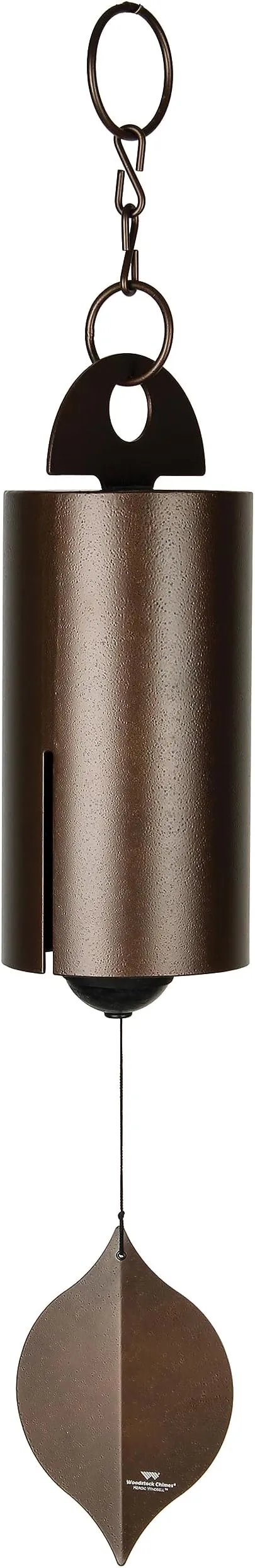 Woodstock Wind Chimes Heroic Windbell Wind Chimes for Outside, 40" Copper Large Windchime for Outdoor Garden, Patio, Porch Wind Bell, Deep Tone Sound