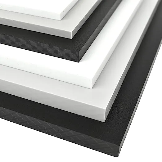 Black HDPE Boat Board, Marine Grade Plastic Sheet 1/4" Thick, Nominal Size 12" x 54", High Density Polyethylene Panel