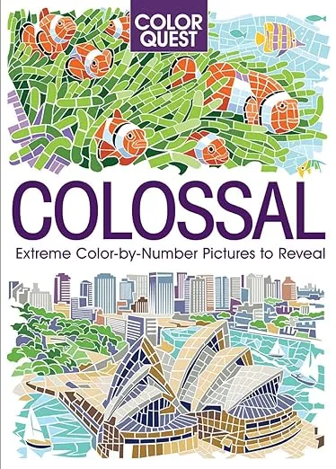 Color Quest: Colossal: An Adult Activity Book