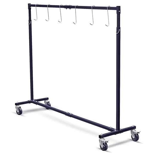Eastwood Portable Adjustable Frame Painting Rack 6 Hooks Durable Powder Coat