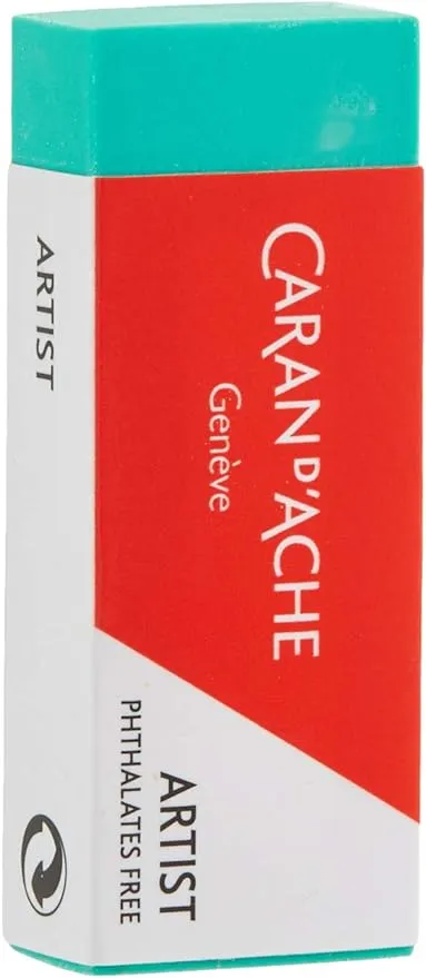 Caran D'ache Artist Soft Eraser Recommended for Drawing Paper Swiss Made (173.420)