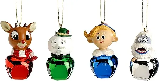 Rudolph the Red Nose Reindeer 22348 Rudolph and Friends Jingle Buddies, 4-Piece