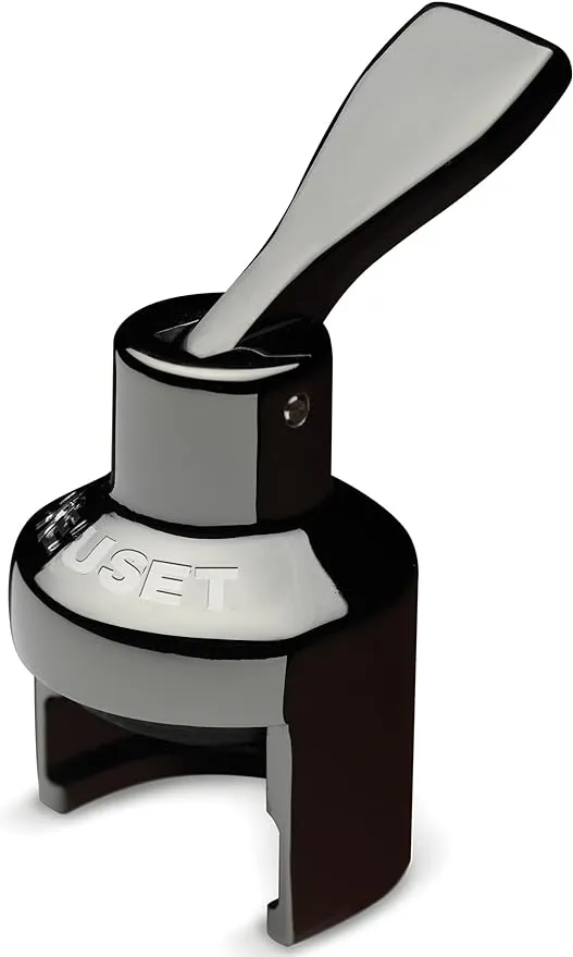 Le Creuset Champagne Crown Sealer, 2.25", Black Nickel