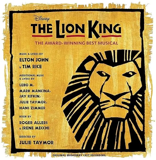 The Lion King: Original Broadway Cast [Yellow/Black Splatter 2 LP]