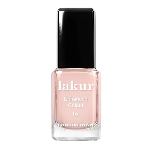 LONDONTOWN Pink Nail Polish, lakur, Vegan Chip-Resistant Long-Lasting Nail Lacquer