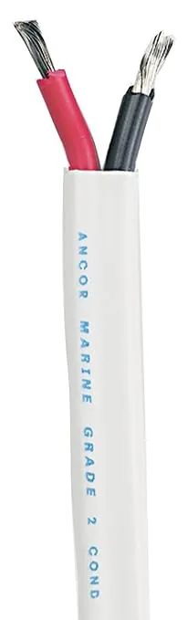 Ancor Marine Grade Products 121710 Duplex Cable, 16/2 AWG (2 x 1mm2), Flat - 100ft,Black/Red