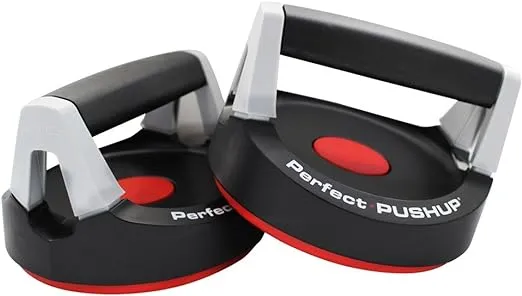 Perfect Fitness Perfect Pushup Rotating Push Up Handles – Enhance Your Workout And Engage More Muscles With Ergonomic Design