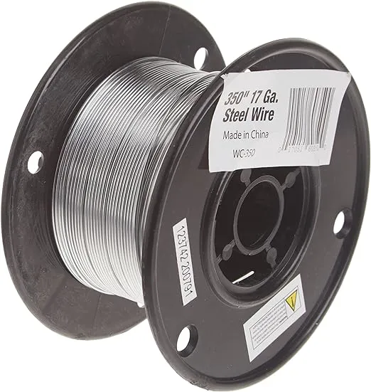 Fi-Shock 350-Feet, 17 Gauge Spool Galvanized Steel Wire, WC-350