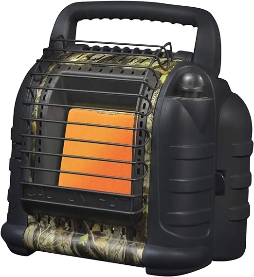 Mr. Heater MH12HB Hunting Buddy Portable Propane Heater - Indoor & Outdoor Use for Patio, Camping, Fishing, Hunting and Tailgating - Camouflage