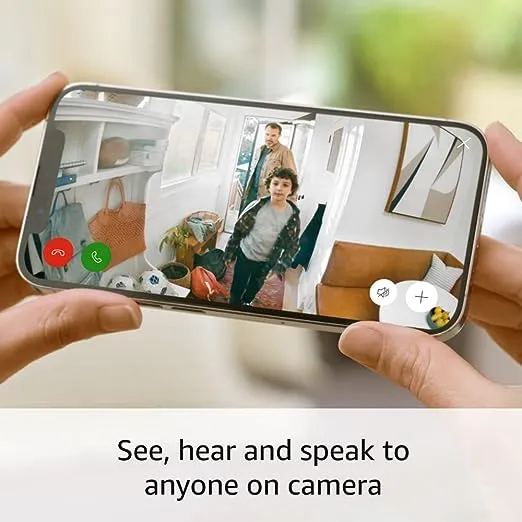 Ring Indoor Cam (2nd Gen) | latest generation, 2023 release | 1080p HD Video & Color Night Vision, Two-Way Talk, and Manual Audio & Video Privacy Cover | Starlight