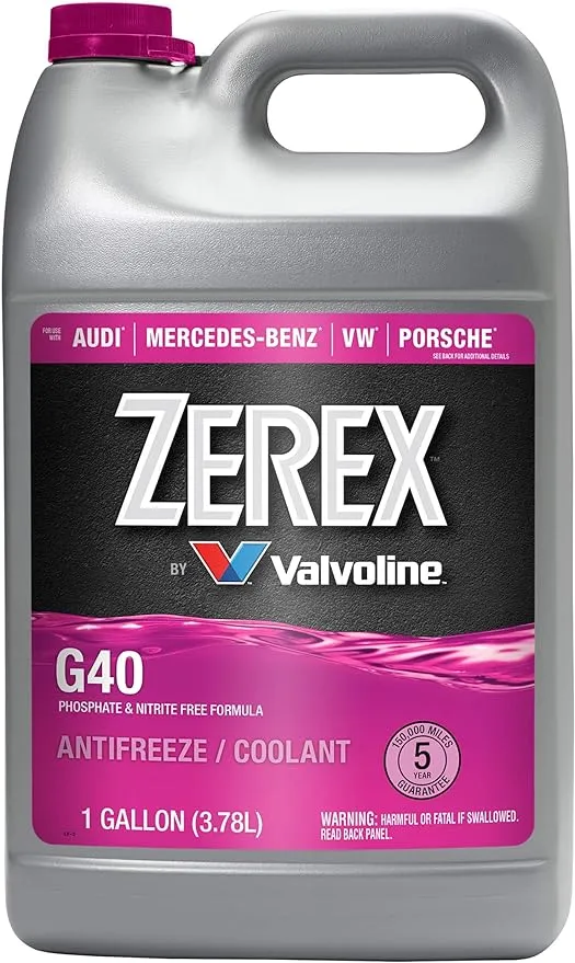 Valvoline Zerex G40 Phosphate and Nitrite Free Concentrate Antifreeze/Coolant 1 GA