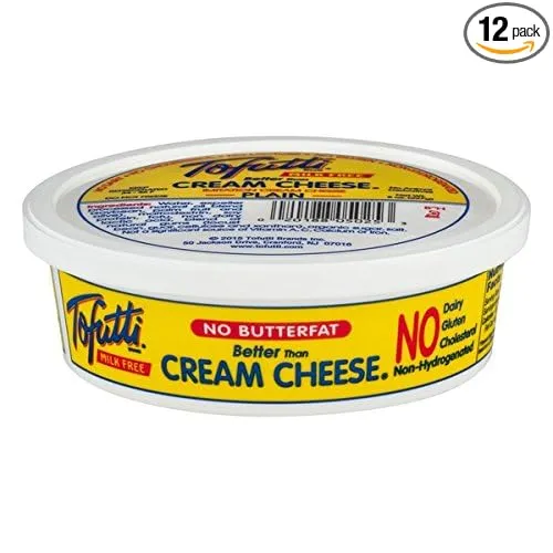 Tofutti Better Than Cream Cheese Non Hydrogenated, 8 Ounce (Pack of 12)