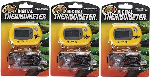 Zoo Med Digital Thermometer (3 Pack)