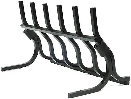 Grate Wall of Fire Model M-6 Smoke-Free Fireplace Grate – 26" Wide x 15" Tall – Durable Alloy Steel Construction, Increases Heat Output, Eliminates Smoke Issues, Ideal for Larger Fireplaces
