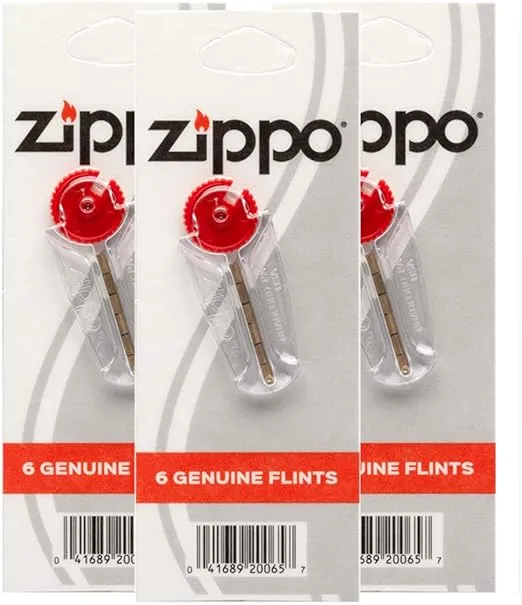 Zippo 3w3f Flint/Wick Co-Pack, One Size