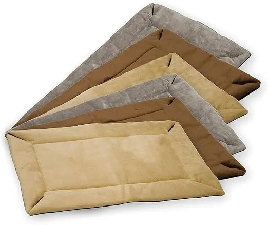 K&H Pet Products Self-Warming Crate Pad, Warming Dog Crate Bed, Machine Washable Dog Crate Mat, Gray X-Small 14 X 22 Inches