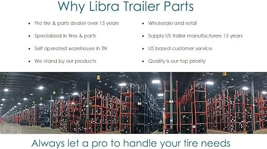 LIBRA One Pair of 12" X 2" Trailer Electric Brake Assembly - 21005