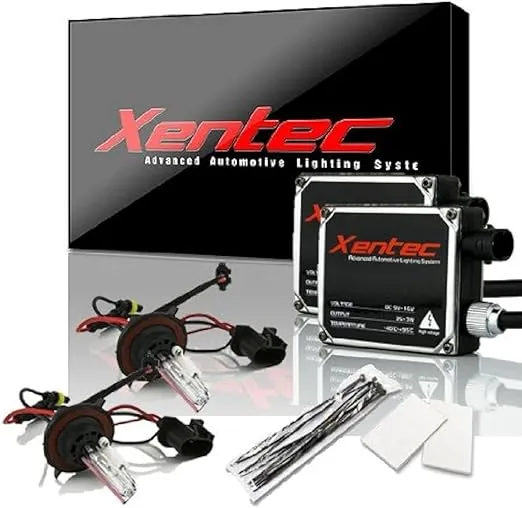 Xentec H13 (9008) Hi/Lo 10000K HID Xenon Bulb bundle with 35W Standard Digital Ballast (Ocean Blue, high beam halogen)