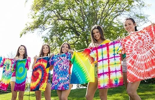 Tulip One-Step Tie-Dye Kit Kaleidoscope, 12 Colors Tie Dye