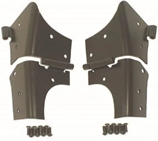 Rugged Ridge | Windshield Hinge Kit, Black | 11209.02 | Fits 1997-2006 Jeep Wrangler TJ