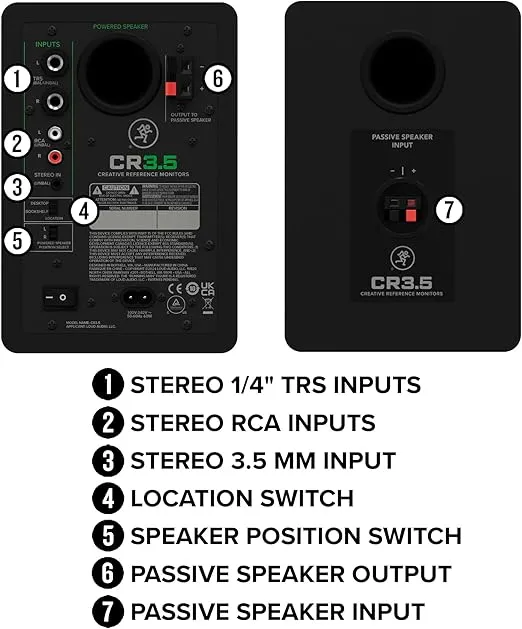 Mackie CR5.25BT 5.25-inch Powered Bluetooth Studio Monitors