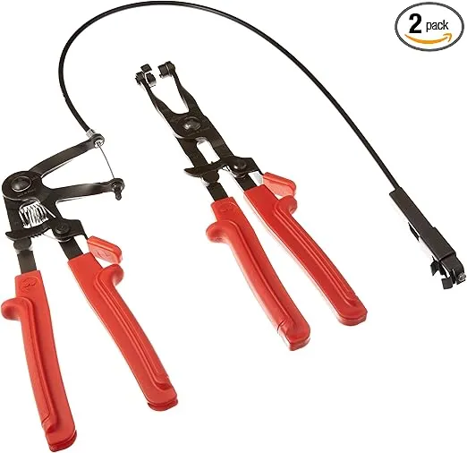 Mayhew Pro 28655 Hose Clamp Plier Set, 2-Piece Red