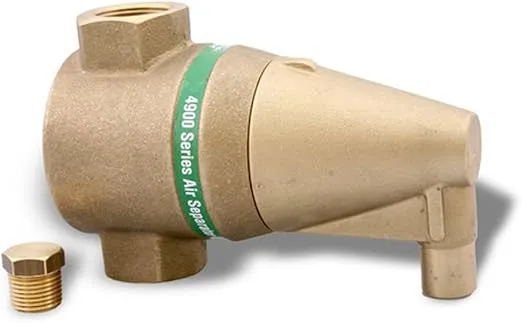 Taco 49100C-1 1-Inch Air Separator Sweat Valve Connection Bronze